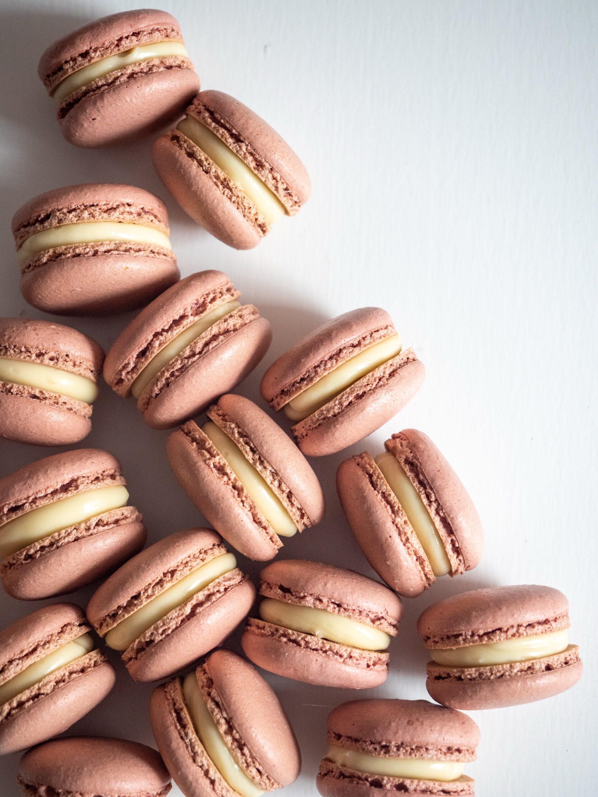 Ganache o smaku prosecco z malinami